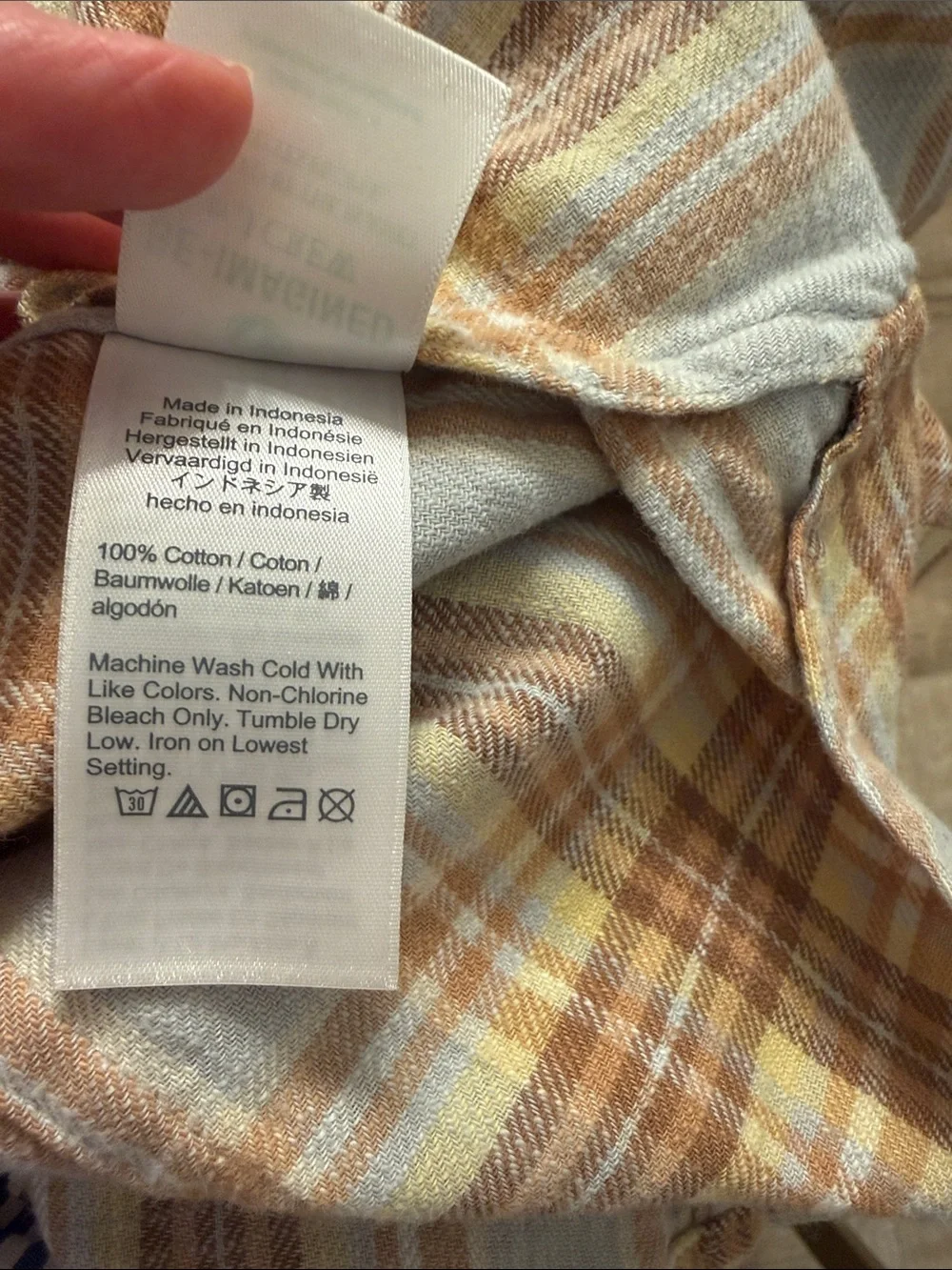 J. Crew Slim-fit western button front shirt in golden hour tartan flannel size 4